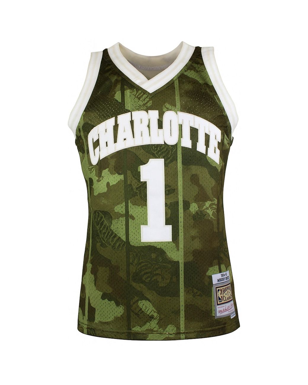 Mitchell & Ness Green Nba Charlotte Hornets 1 Bogues Swingman Jersey for men
