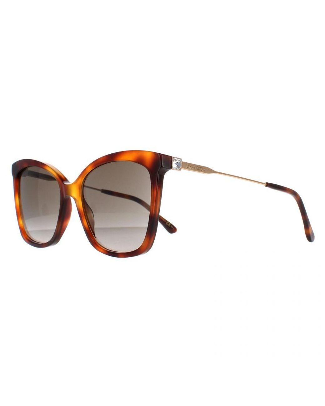 Jimmy Choo Brown Cat Eye Havana Gradient Maci/S