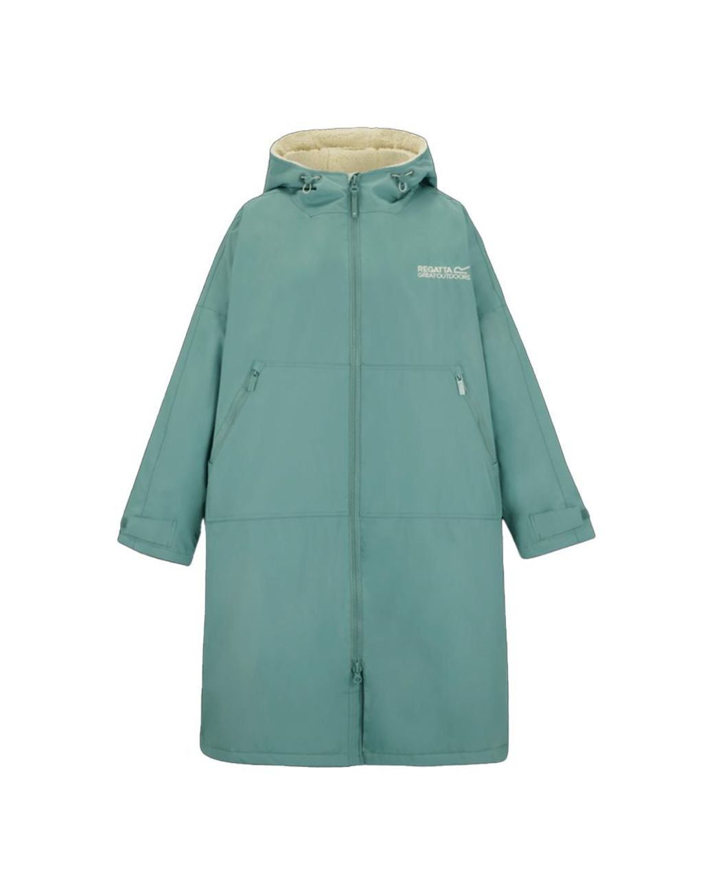Regatta Blue Adult Waterproof Reversible Changing Robe (Ivy Moss)