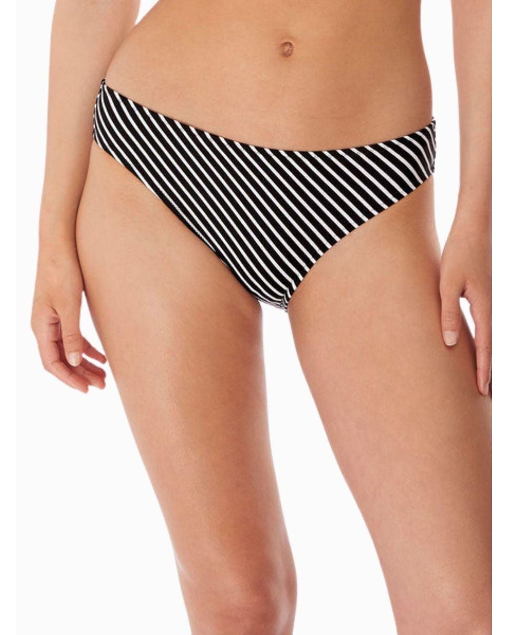 Freya Black Beach Hut Bikini Brief