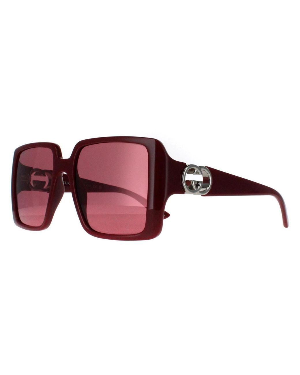 Gucci Red Square Burgundy With Mirror Gg1692S
