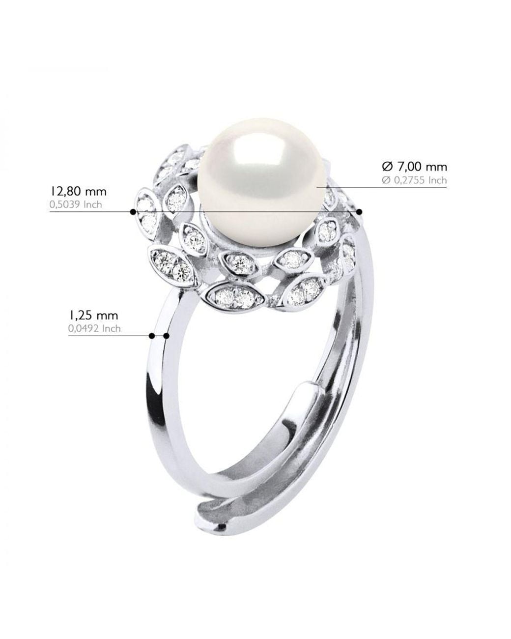 Ateliers Saint Germain Metallic Ring Flower Jewelry