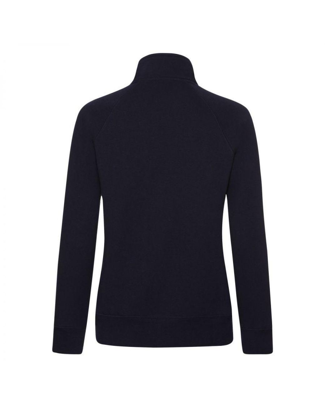Fruit Of The Loom Blue Ladies Premium Lady Fit Sweat Jacket (Deep)