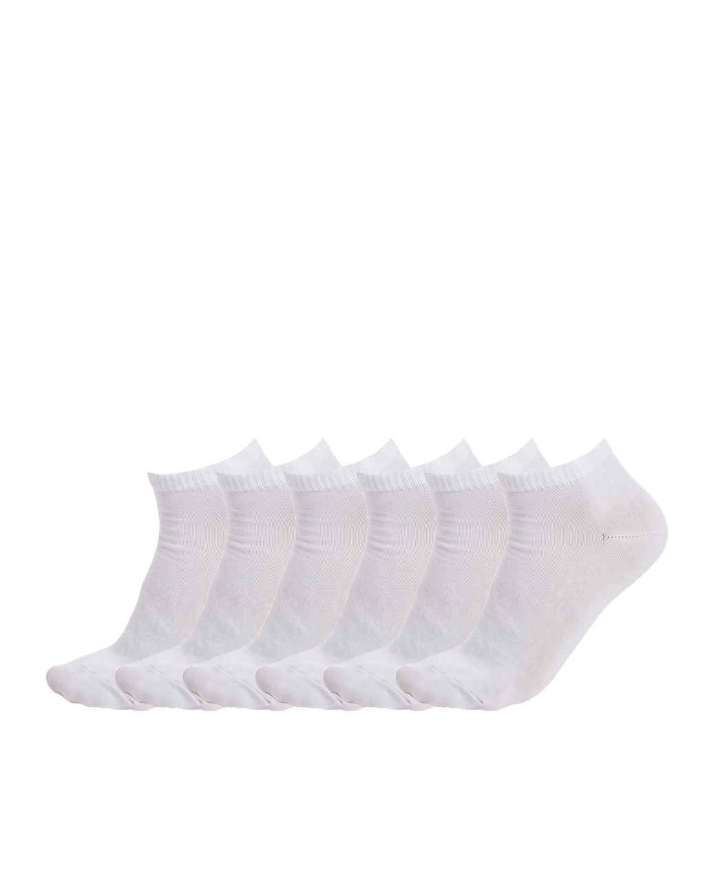 Pro Socks White 6 Pairs Cotton Low-Cut S20506