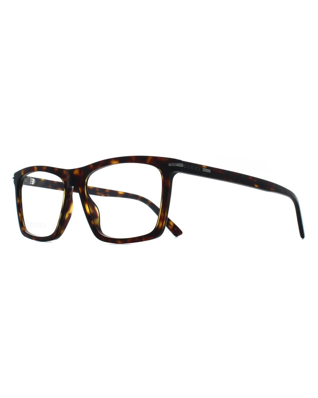 Gucci Black Square Shiny Dark Havana Gg1445O for men