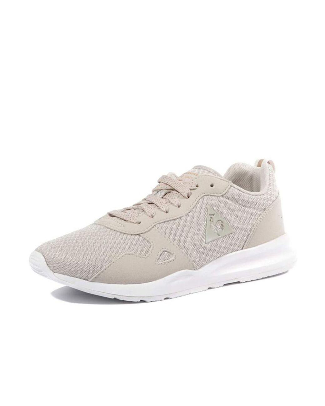 Le Coq Sportif White Lcs R600 Feminine Mesh Trainers