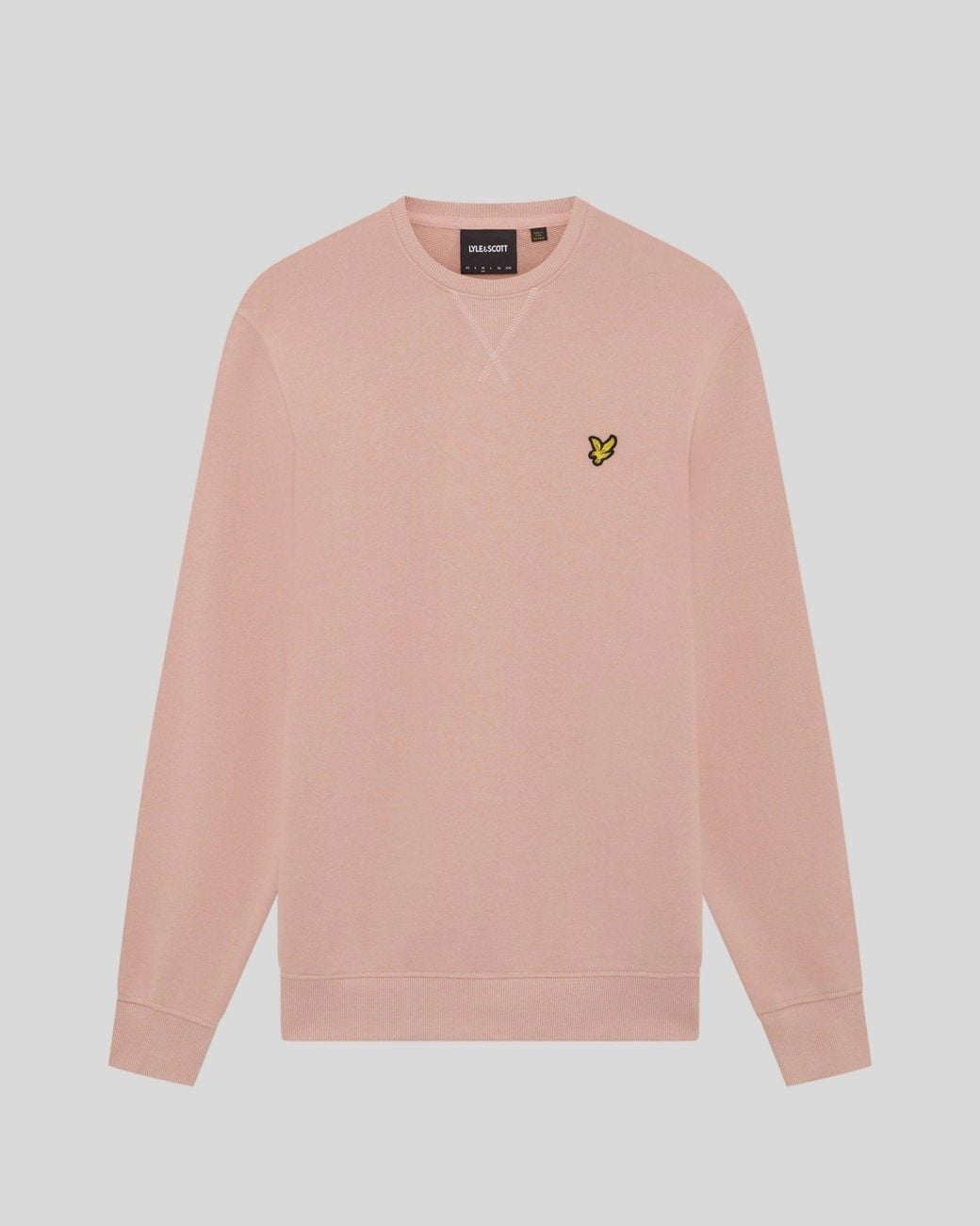 Lyle & Scott Pink Cotton Crew Neck Sweatshirt for men