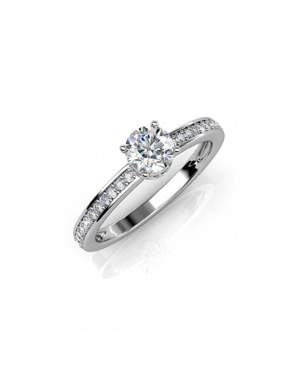 Myc Paris White Elise Ring