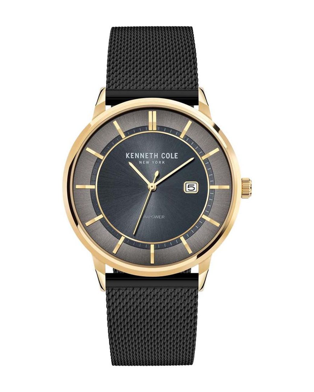 Kenneth Cole Gray Kc50784005A Classic Dress Watch for men
