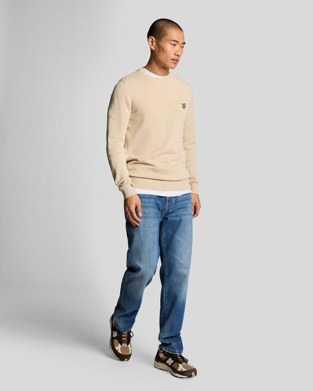 Lyle & Scott Blue Regular Fit Tapered Denim Jeans for men