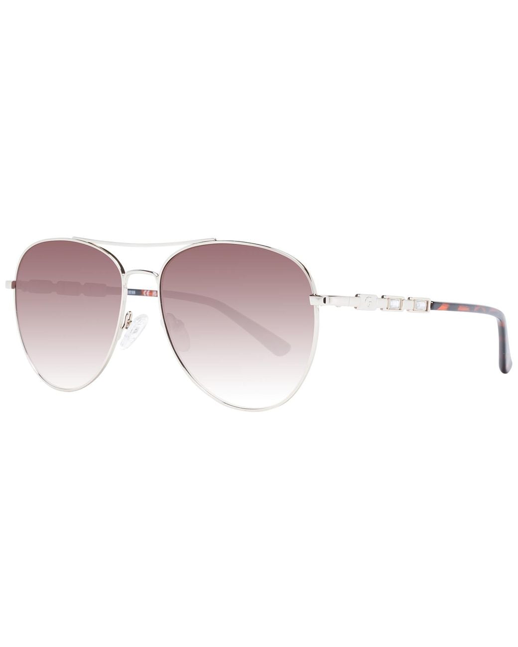 Guess Purple Silver Sunglasses