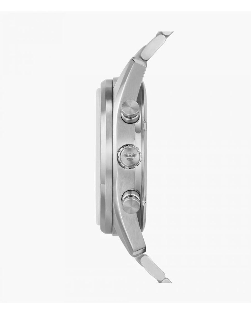 Emporio Armani Metallic Racer Watch Ar11636 Stainless Steel (Archived) for men
