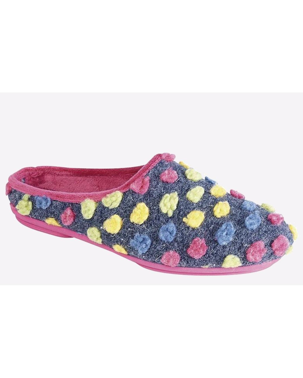 Sleeper Gray Amy Memory Foam Mule Slipper