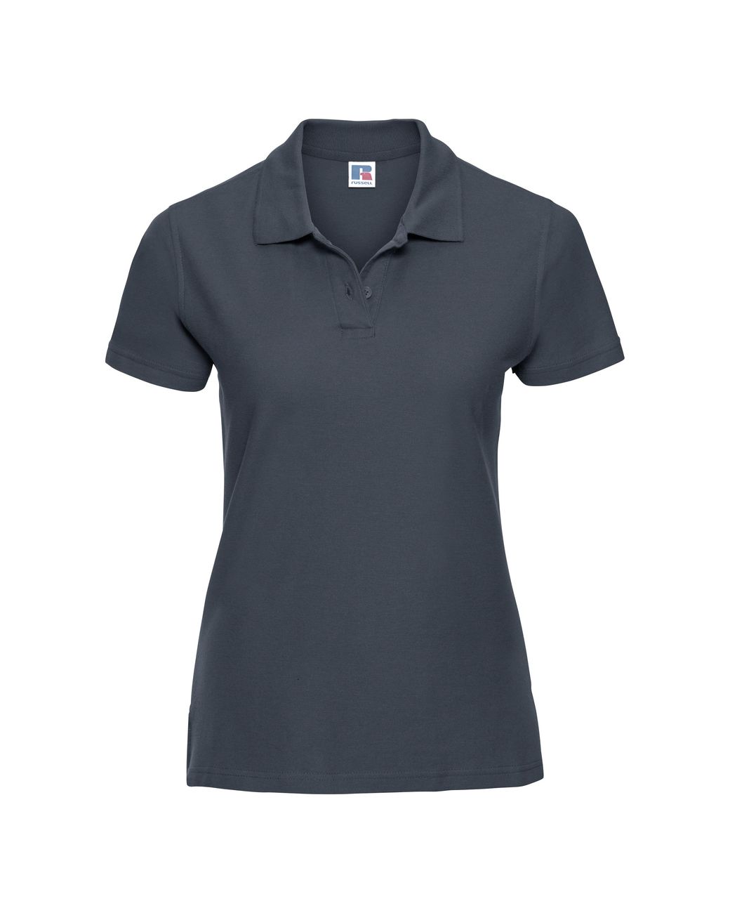 Russell Blue Europe /Ladies Ultimate Classic Cotton Short Sleeve Polo Shirt (French)