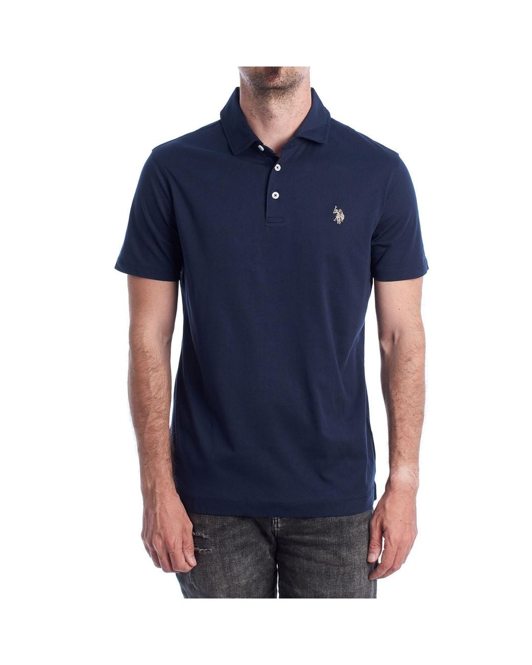 U.S. POLO ASSN. Blue Short Sleeve Shirt Us41197058 for men