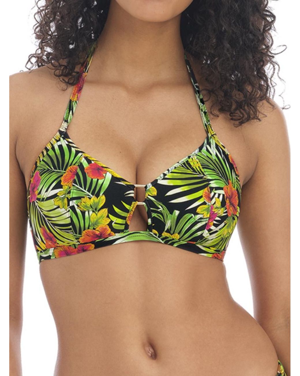 Freya Green Maui Daze Non Wired Triangle Bikini Top