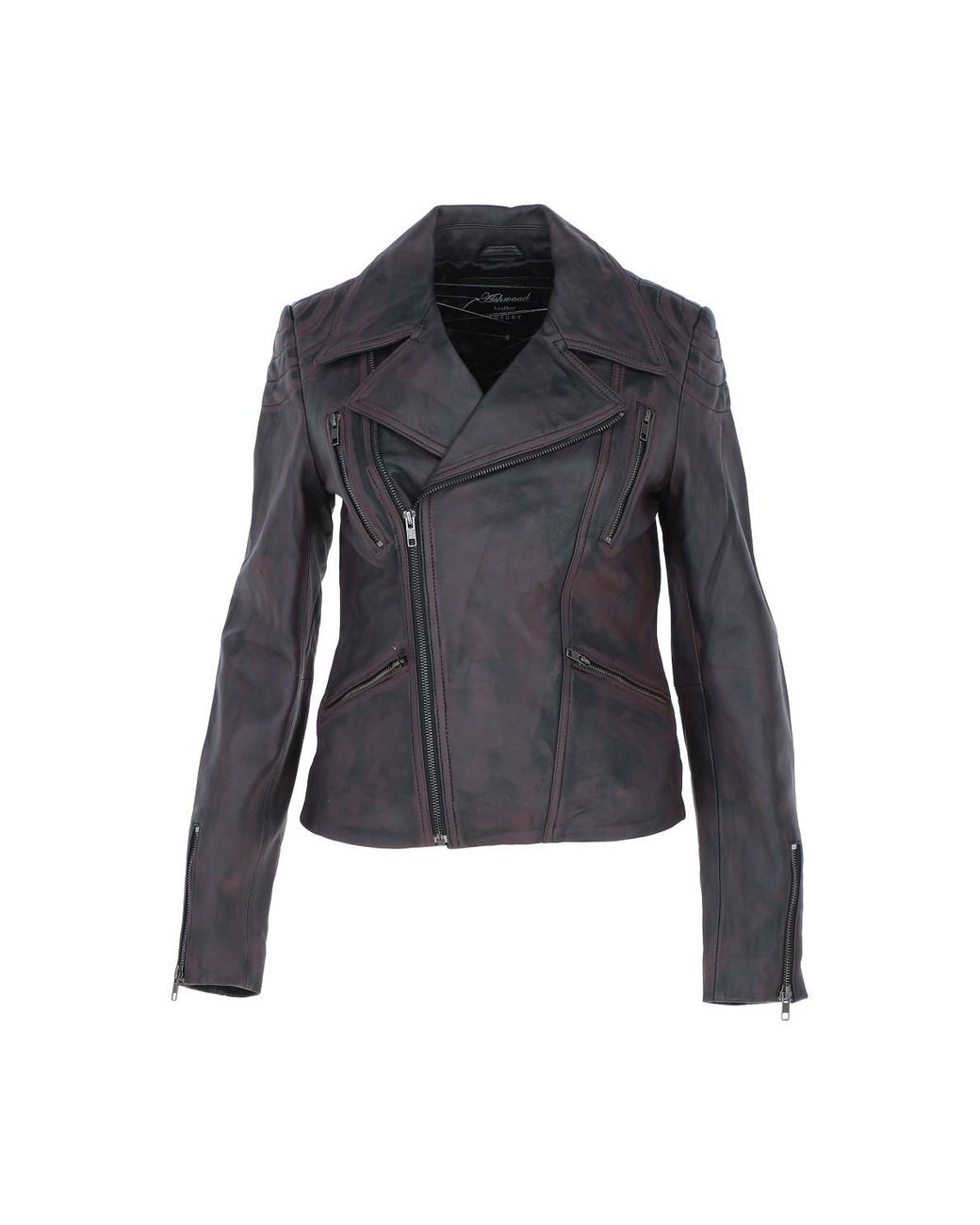 Ashwood Leather Black Real Antique Biker Jacket