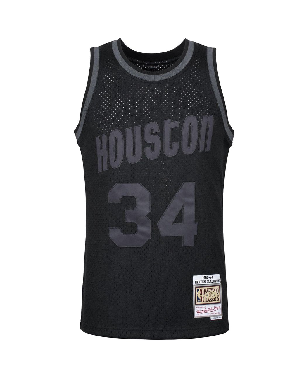 Mitchell & Ness Black Nba Houston Rockets Hakeem Olajuwon Vest for men