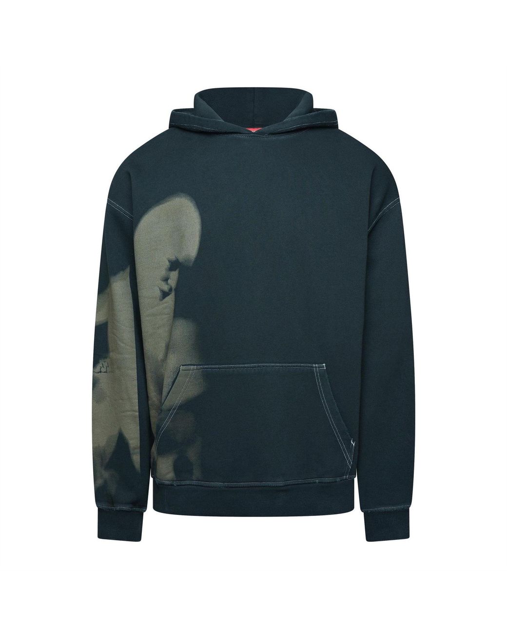 DIESEL Blue Over The Head Hoodie for men