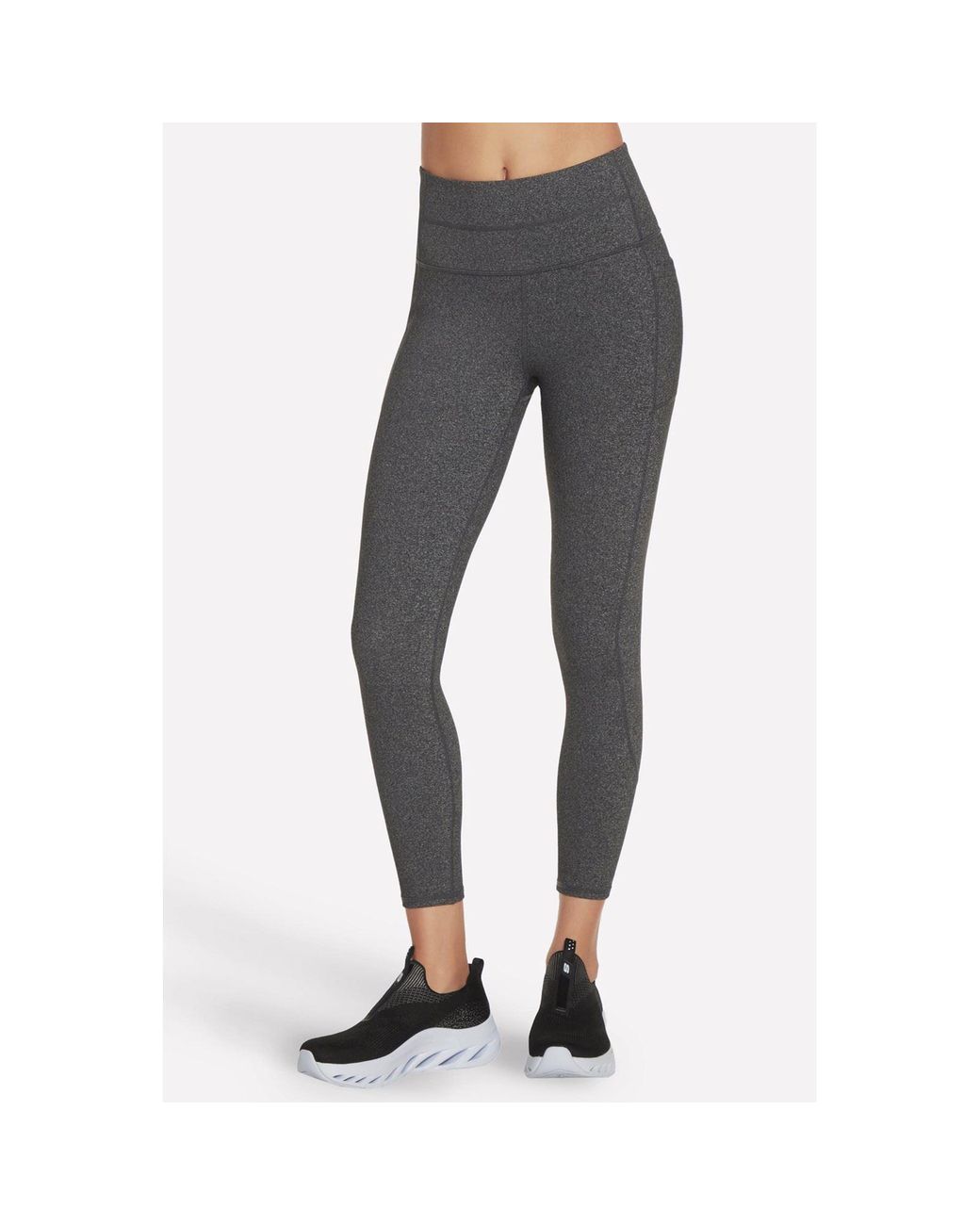 Skechers Gray Gowalk Wear High-Waisted 7/8 Sports Leggings Nylon for men