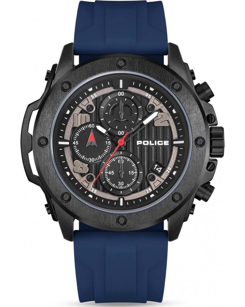 Police Black Pewgo00777X1 Clout Watch for men