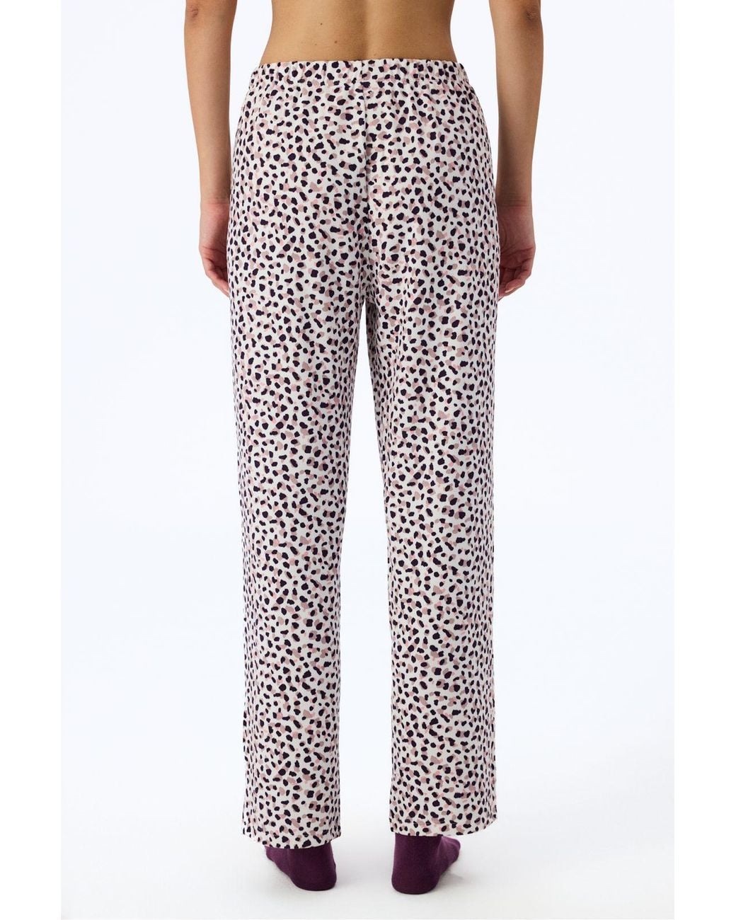 Penti White Midnight Mood Printed Pajama Bottoms