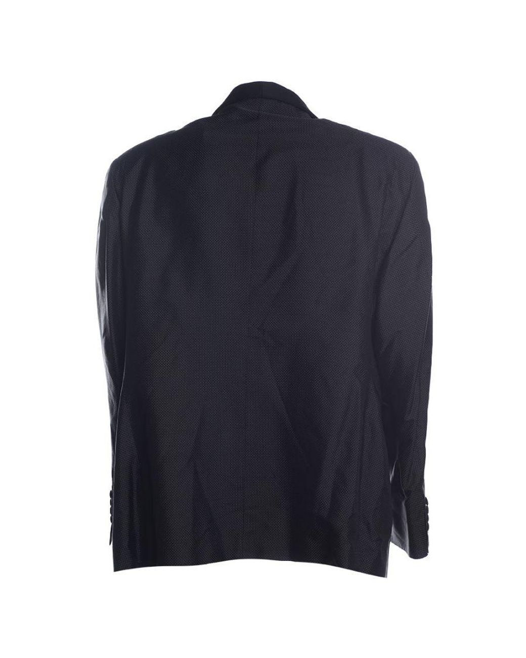 Hackett Blue Goemet Velvet Shawl Cl Jacket for men