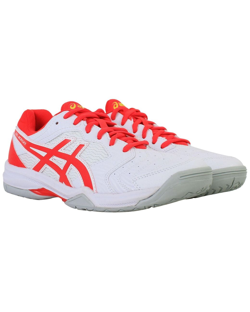 Asics Red Gel-Dedicate 6 Tennis Shoes