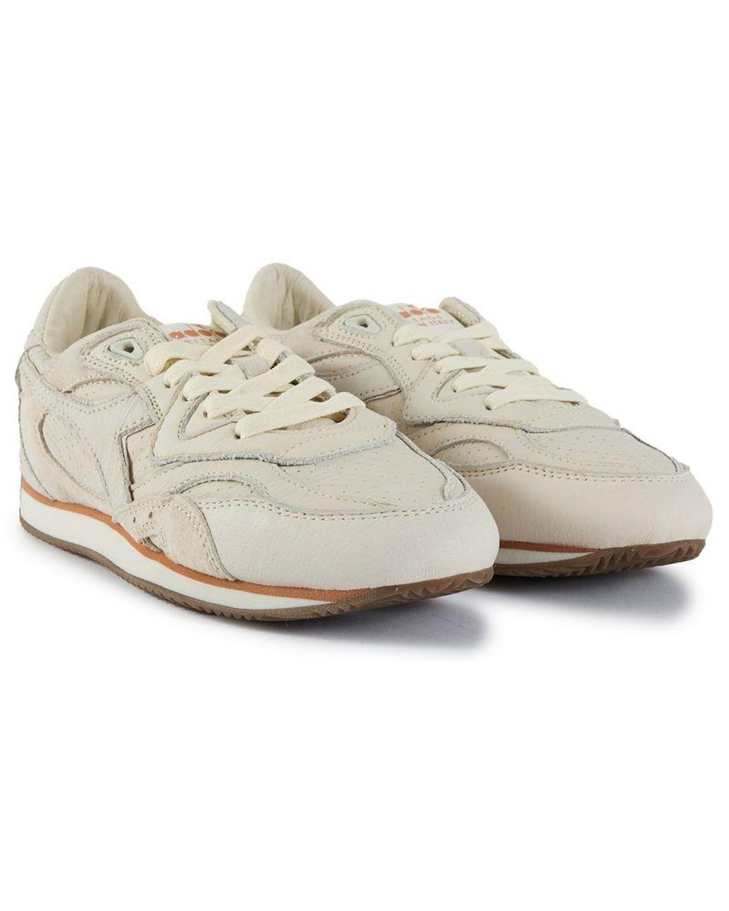 Diadora White Equipe Revenge Dune Used Italia Trainers
