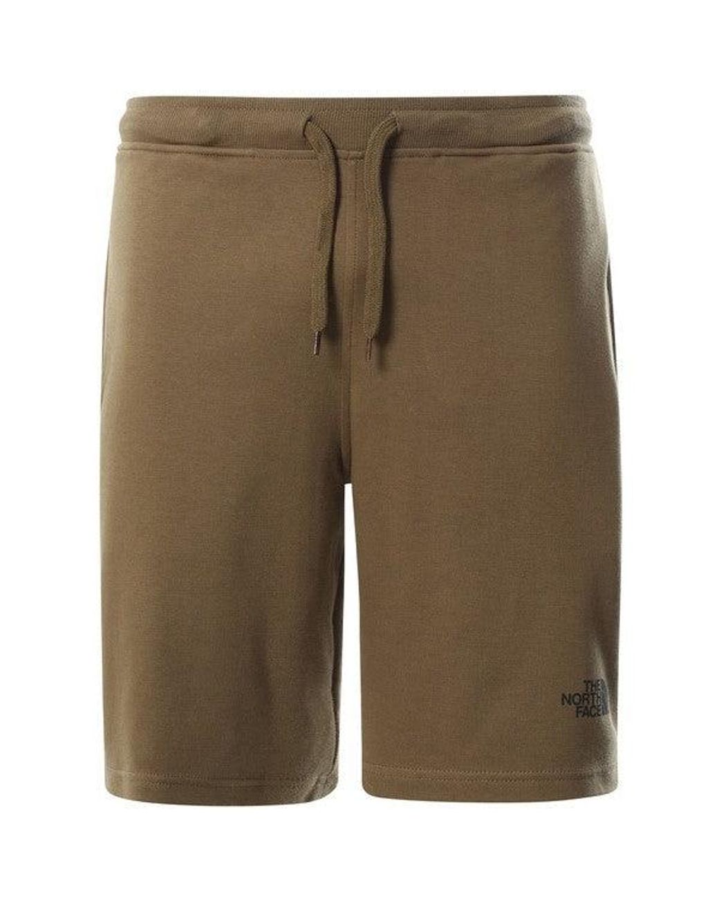 The North Face Green Graphic Light Shorts Military Cotton for men