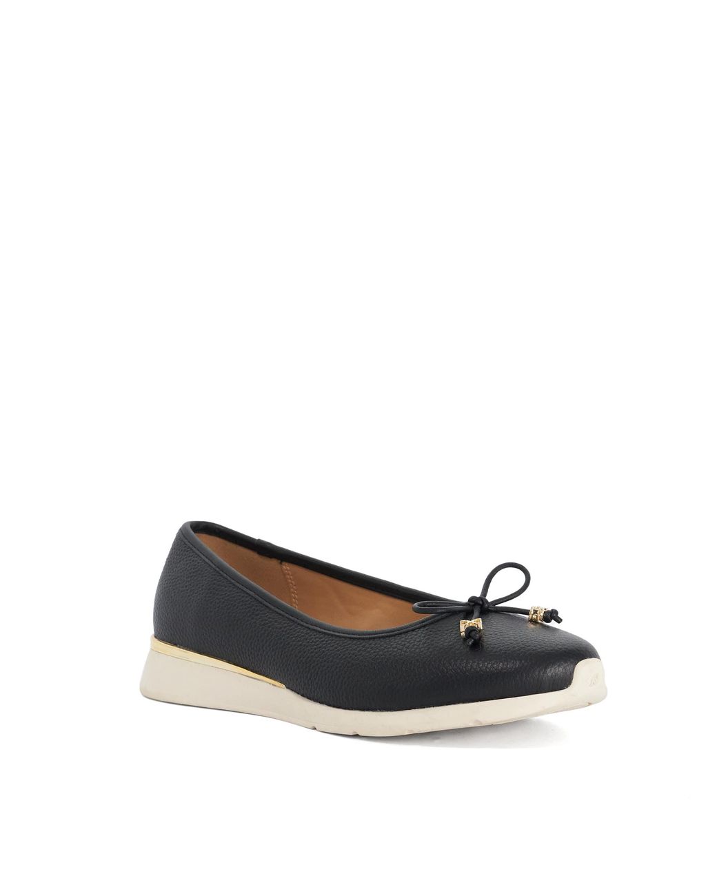 Dune Blue Highline Casual Ballet Flats