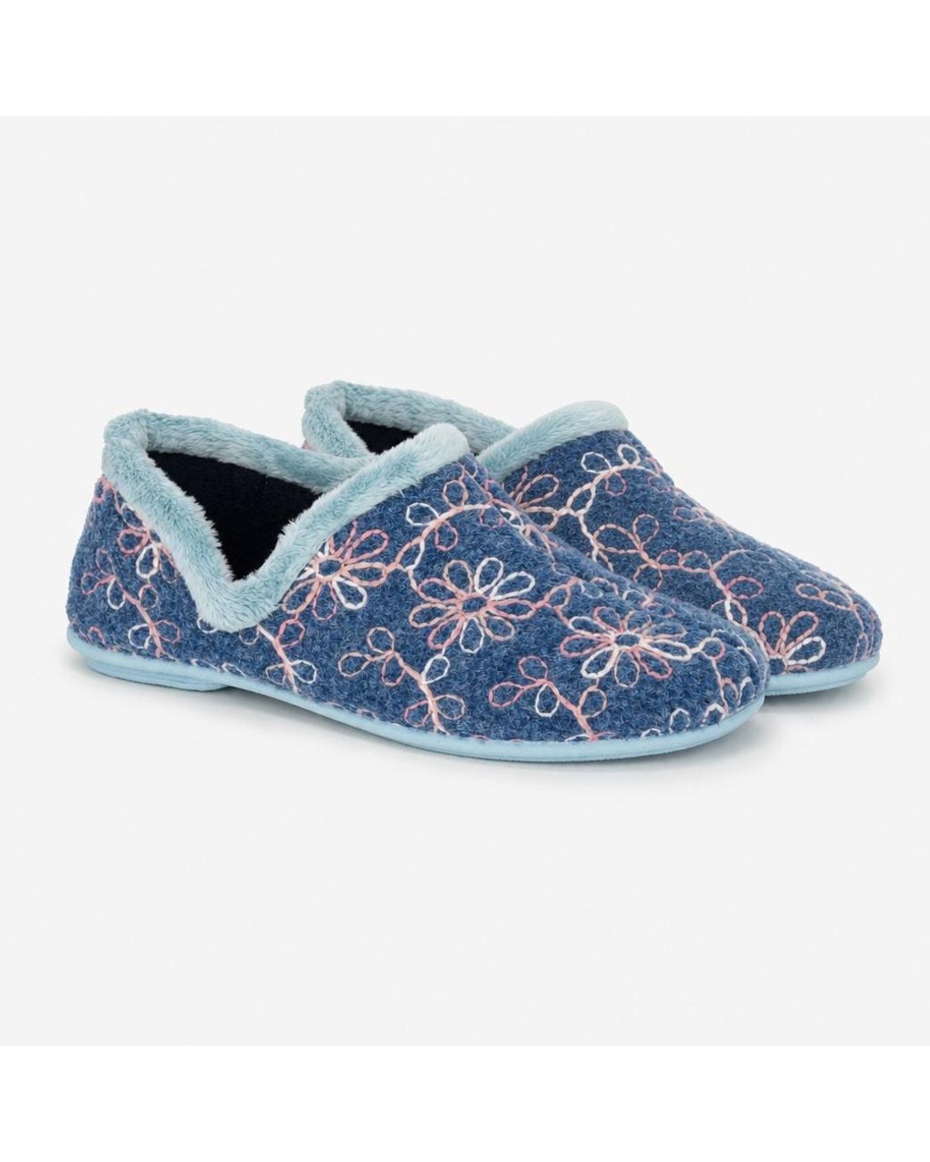 Sleeper Blue Sara Full Slippers Textile