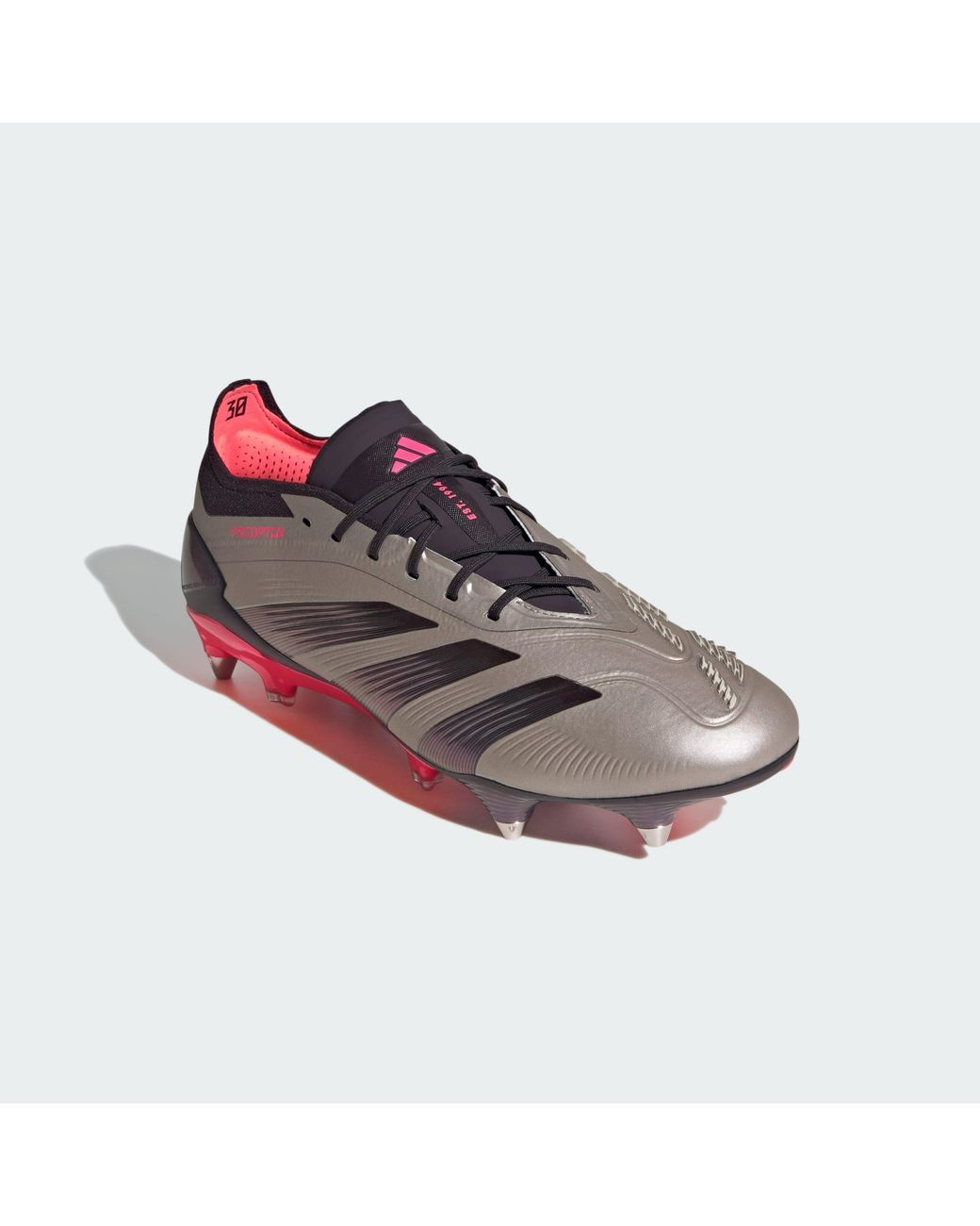 Adidas Originals Gray Predator Elite Firm Ground Boots