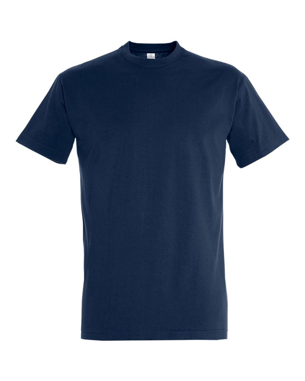 Sol's Blue Imperial Heavyweight Short Sleeve T-Shirt (French) for men