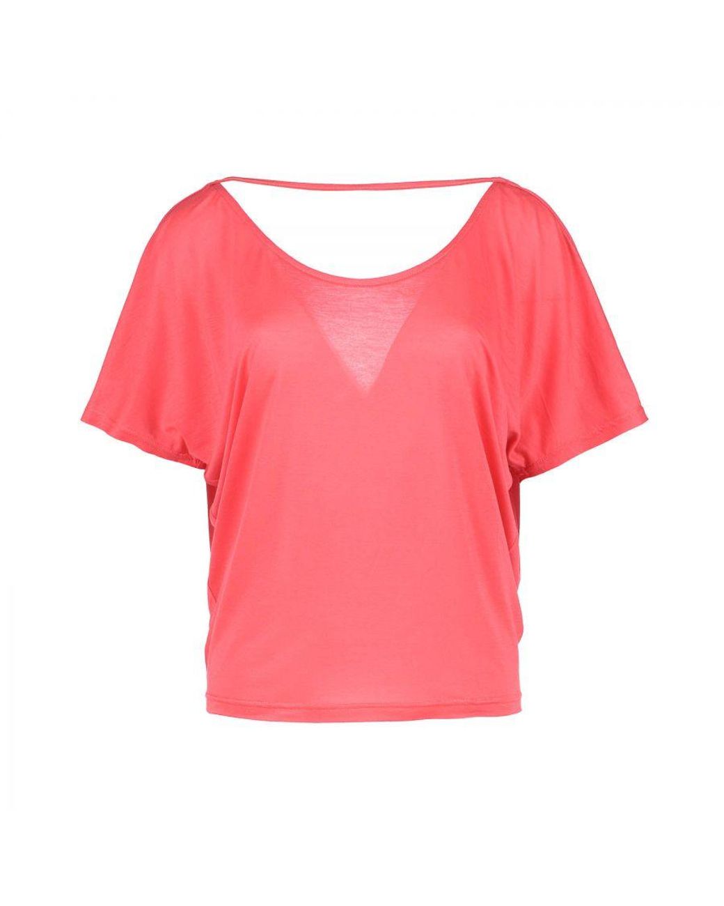 Conquista Pink Drape Back Top
