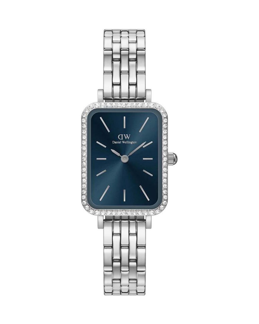 Daniel Wellington Blue Dw00100670 Ladies Quadro Lumine 20Mm Watch