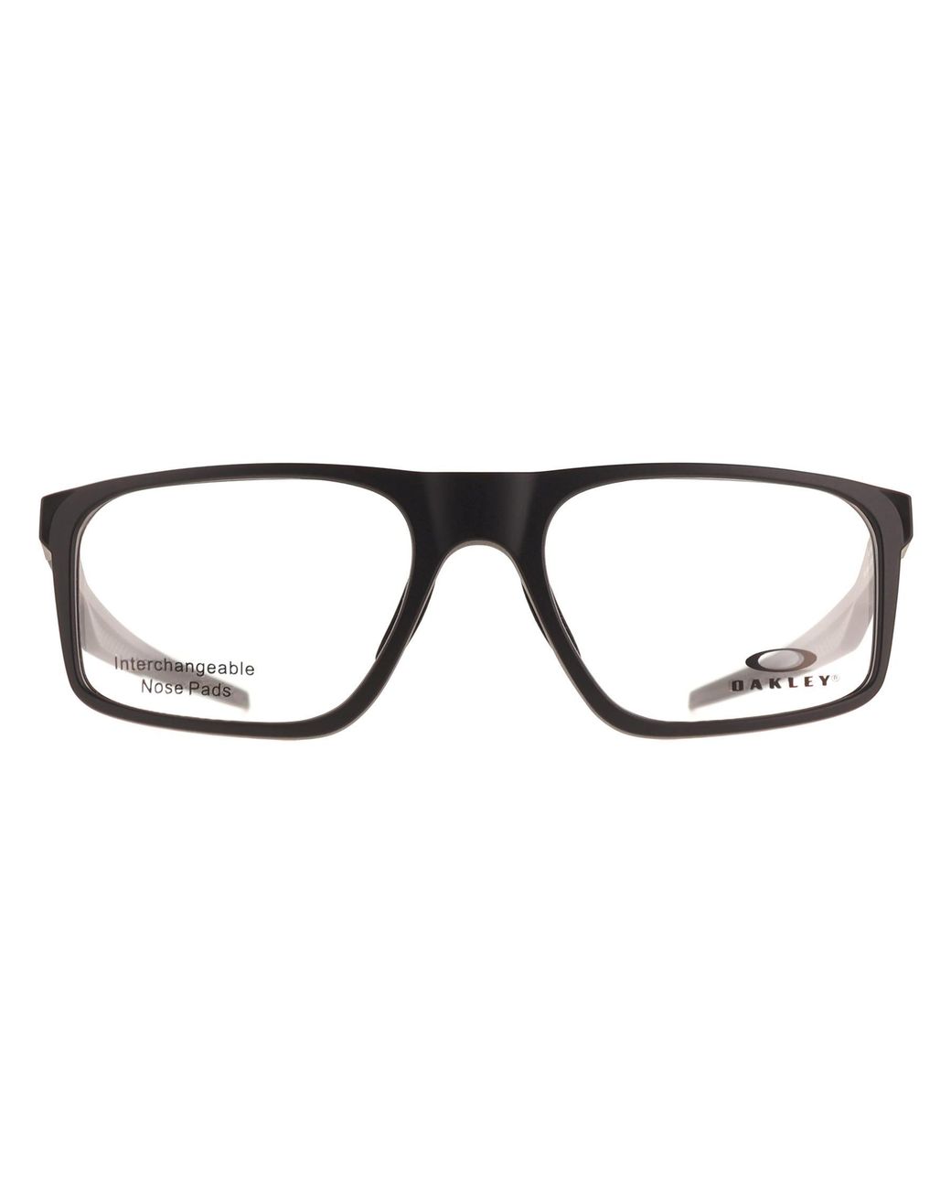 Oakley Black Rectangular Satin Bat Flip for men