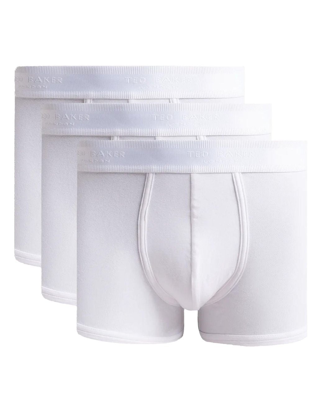 Ted Baker White 3-Pack Nael Trunks for men