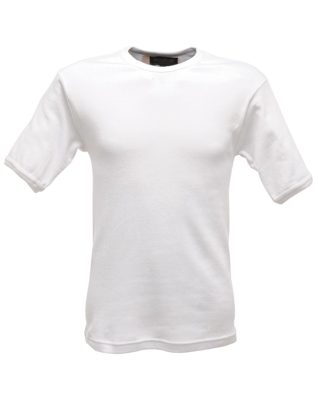 Regatta White Thermal Underwear Short Sleeve Vest T-Shirt for men