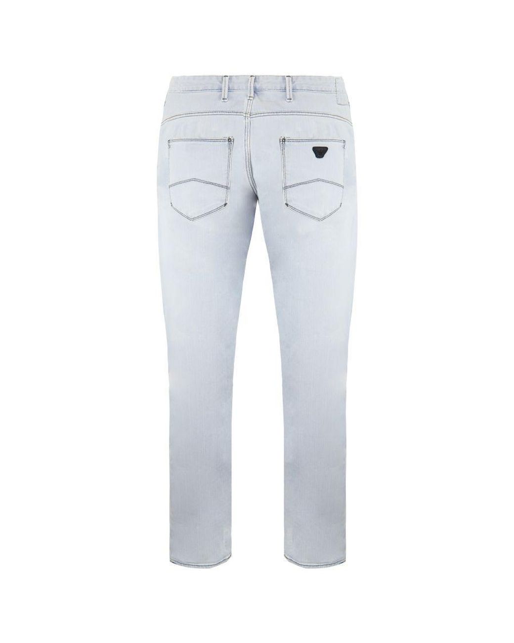 Emporio Armani Blue Slim Fit Jeans for men