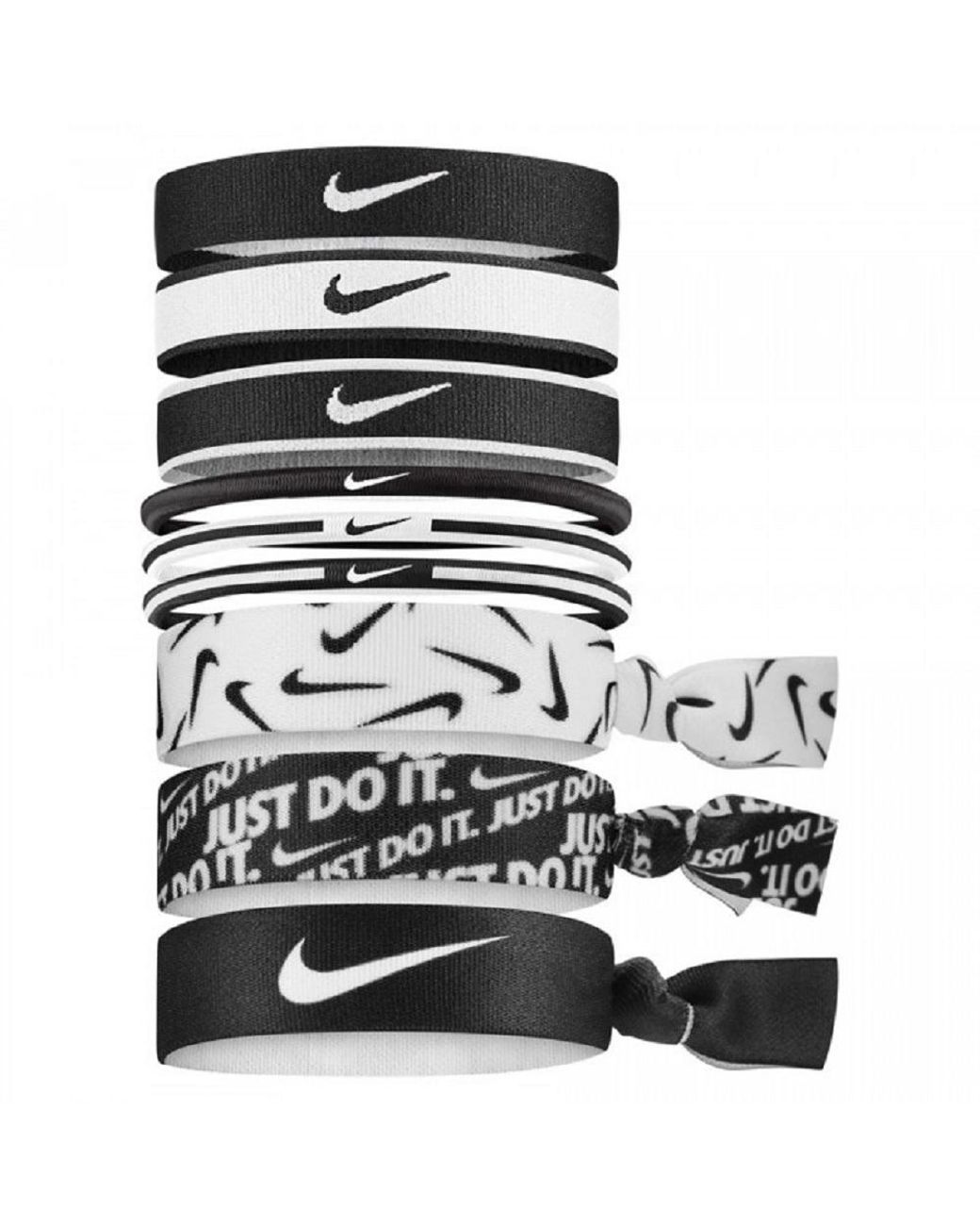 Nike Black "Mixed Width Ponytail" Haarband