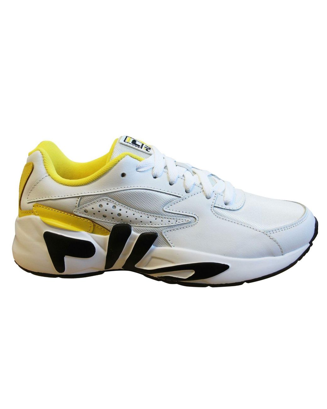 Fila Black Mindblower Trainers Leather for men