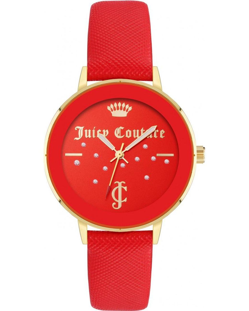 Juicy Couture Red Jc1264Gprd Ladies Watch