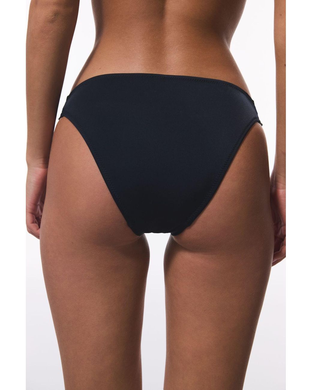 Penti Black Low-Waist Solid Jersey Bikini Bottoms