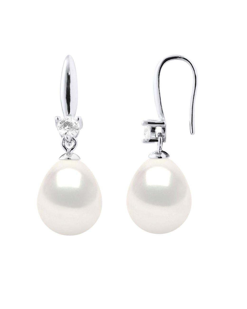Ateliers Saint Germain White Earrings 925 & Cubic Zirconia