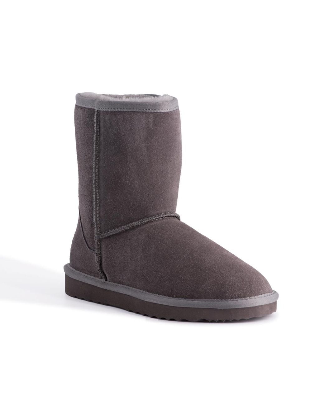 Aus Wooli Brown Australia Mid Calf Sheepskin Boot