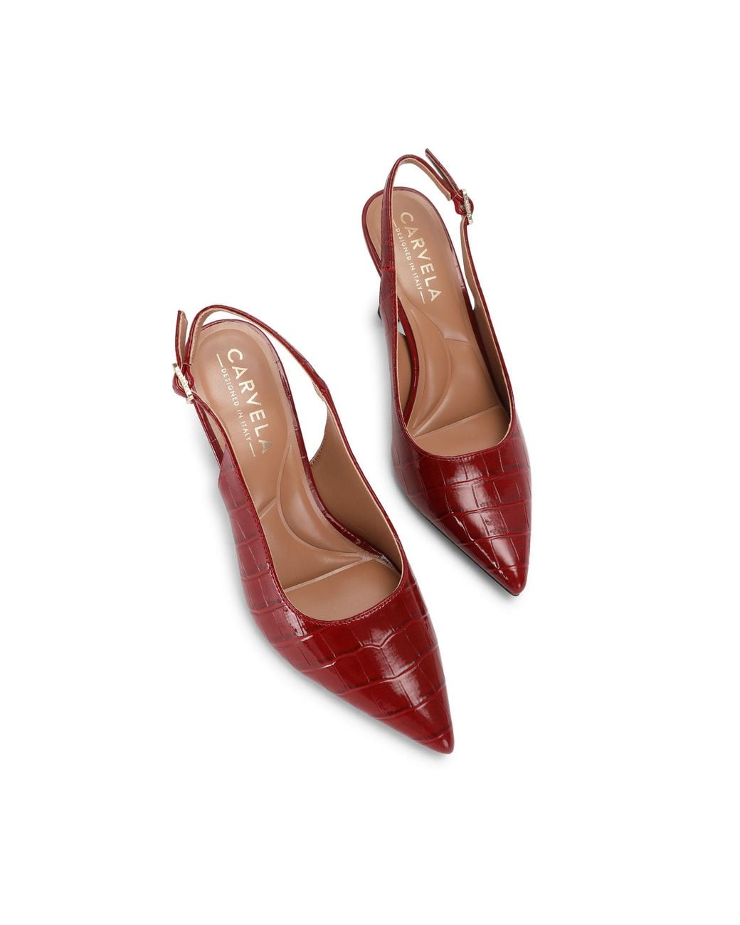Carvela Kurt Geiger Red Corletta Sling Court Heels
