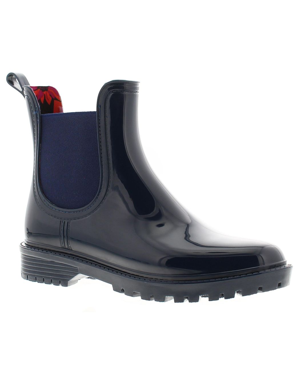 Platino Blue Ankle Wellies Splash Slip On
