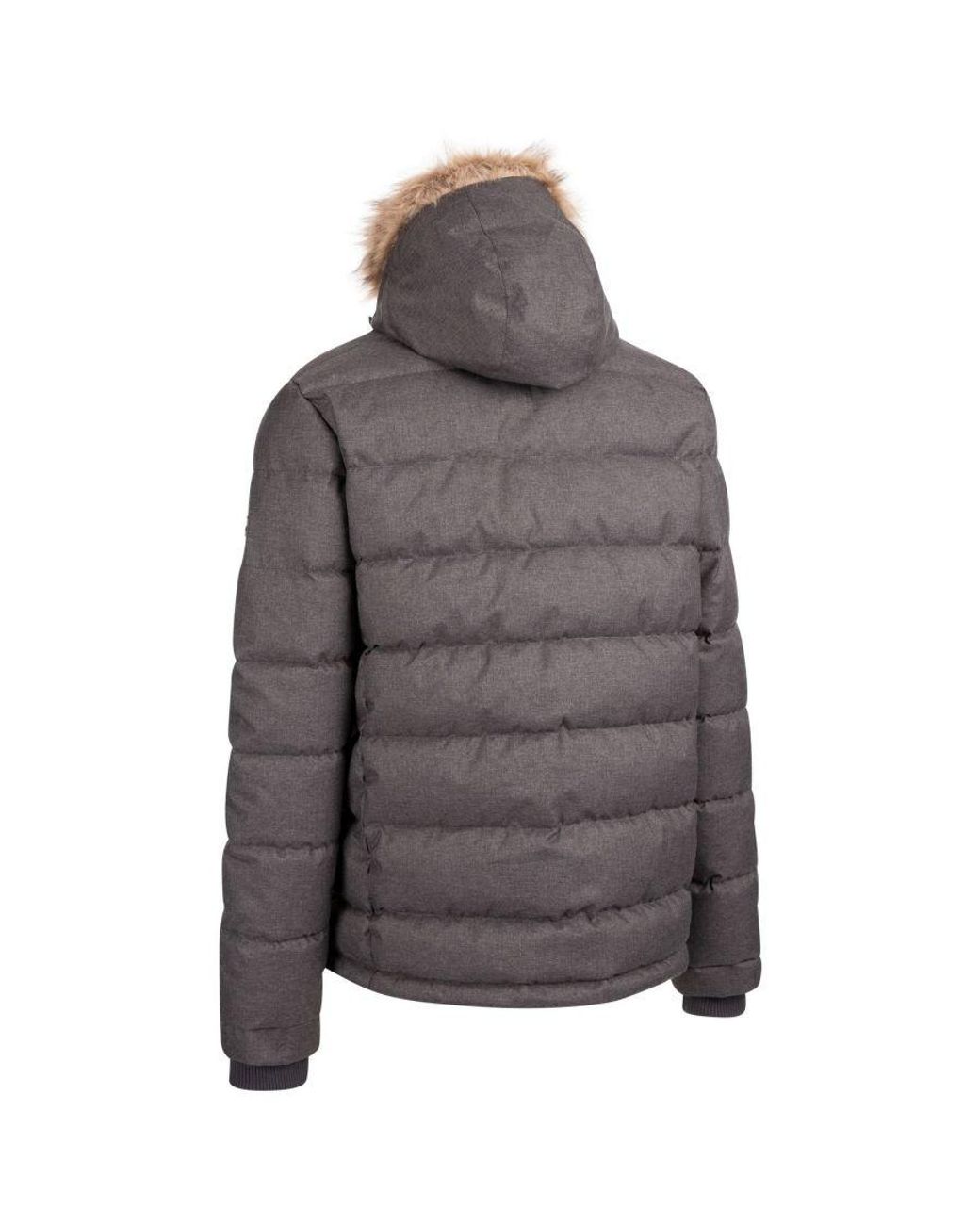 Trespass Gray Pagleshaw Tp75 Waterproof Parka Marl) for men