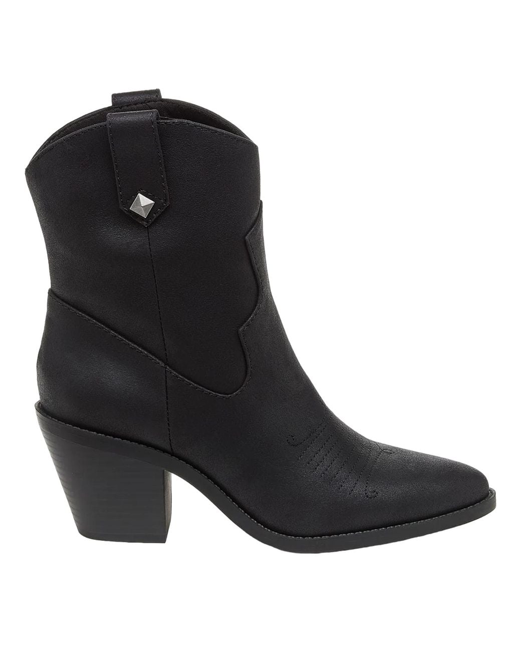 Rocket Dog Black Ladies Feather Cowboy Boots